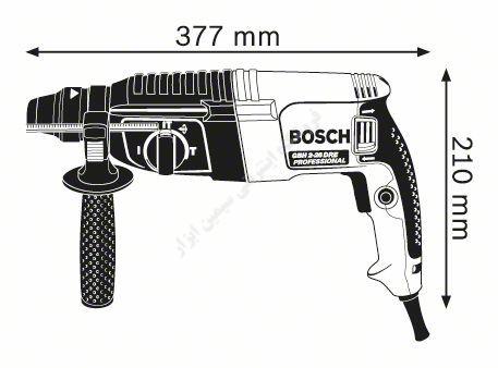 دریل چکشی بوش مدل GBH 2-26 DRE