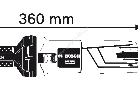 سنگ فرز انگشتی بوش مدل GGS 5000 L