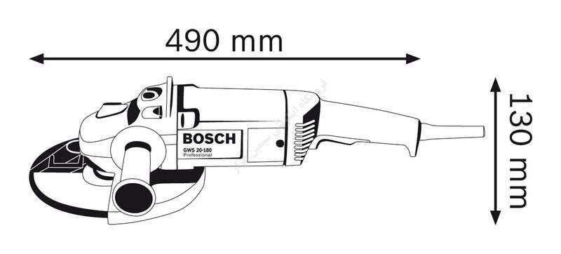 سنگ فرز زاویه ای بوش مدل GWS 20-180
