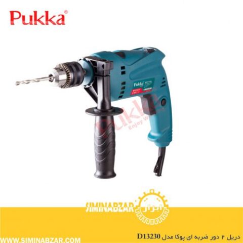 دریل 2 دور ضربه ای پوکا مدل D13230